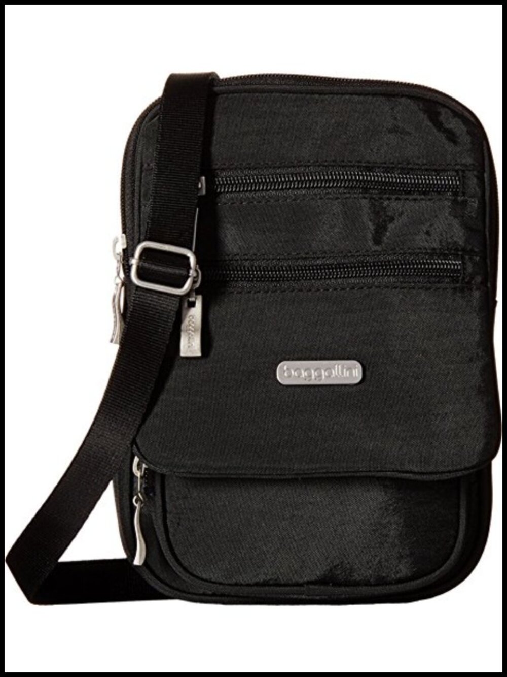 Baggallini Journey Crossbody Bag Small Lightweight Travel RFID Nylon Handbag